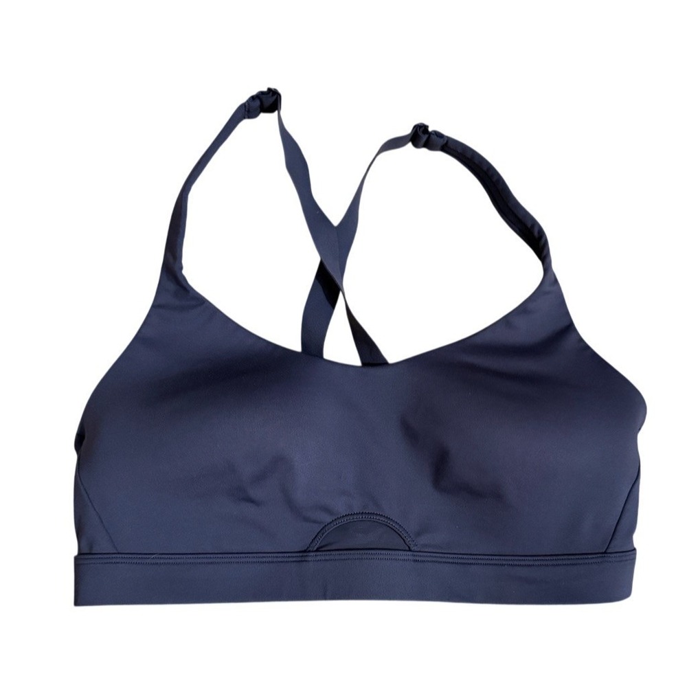 Victoria's Secret Sport Sports Bra Womens‎ 34C Blue Strappy Crossback Wireless
